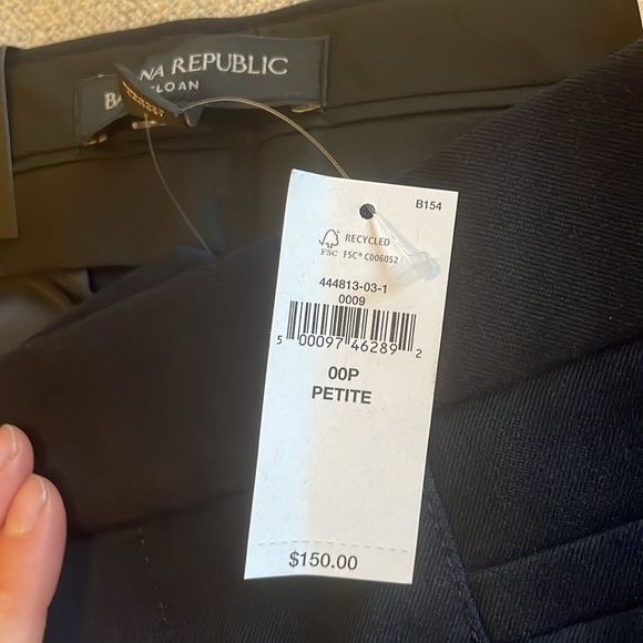 NWT Banana Republic Navy Skinny Sloan Pant - Picture 8 of 8